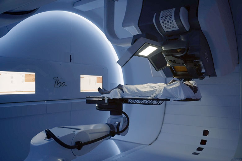 New proton therapy treatment room
