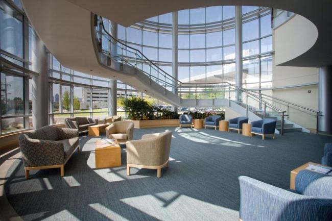 UF Health Proton Therapy Institute Waiting Area