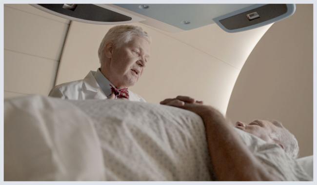 doctor and patient in treatment room