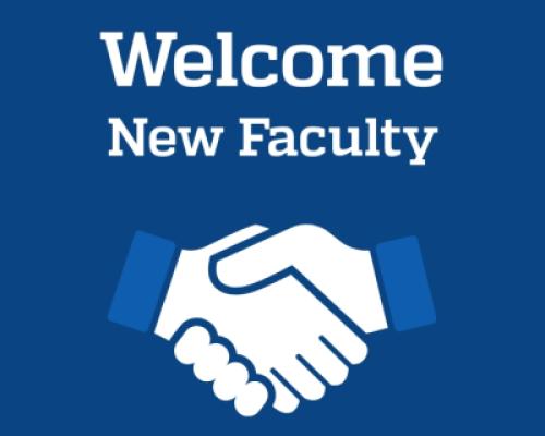 welcome new faculty