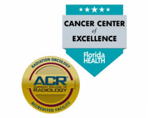 ACR and Florida Cancer Center of Excellence Designation logos