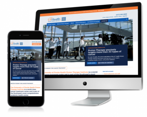 UF Health Proton Therapy website